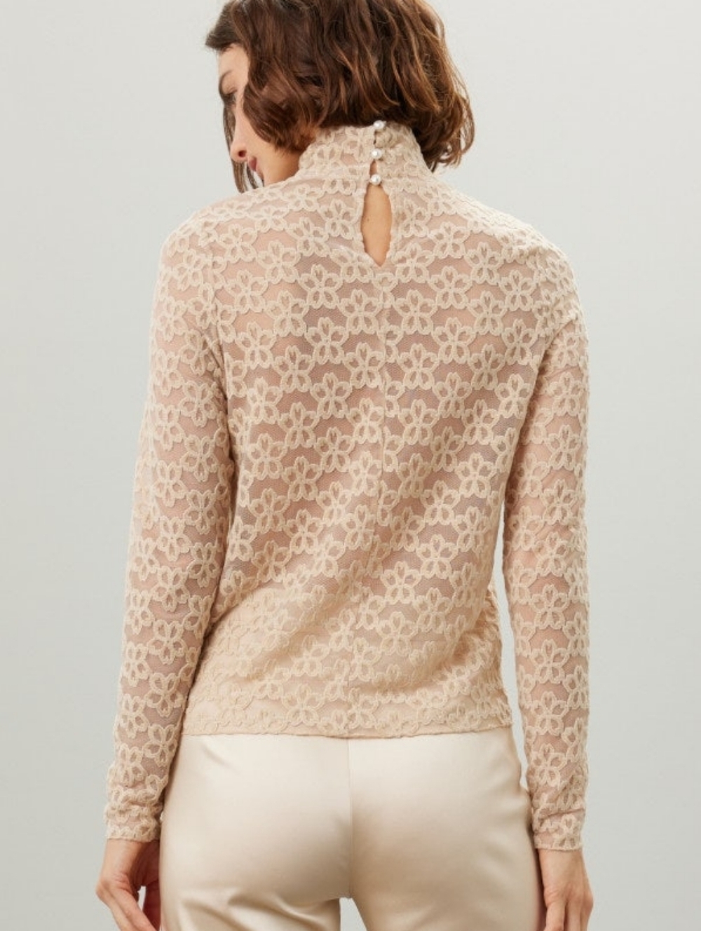 Line + Dot Crossroads Lace Top - Picture 3 of 7